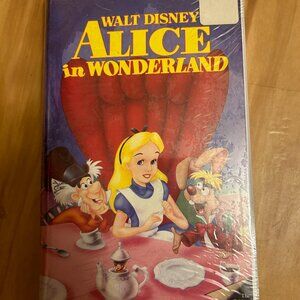 Alice in Wonderland Walt Disney Black Diamond Classic- VHS Tape Factory Sealed